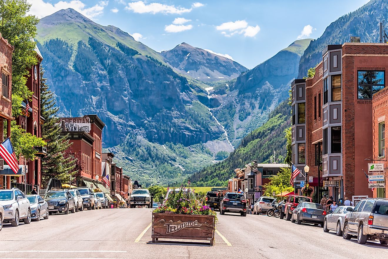 The Main Street in Telluride, Colorado. Image credit: Kristi Blokhin / Shutterstock.com.