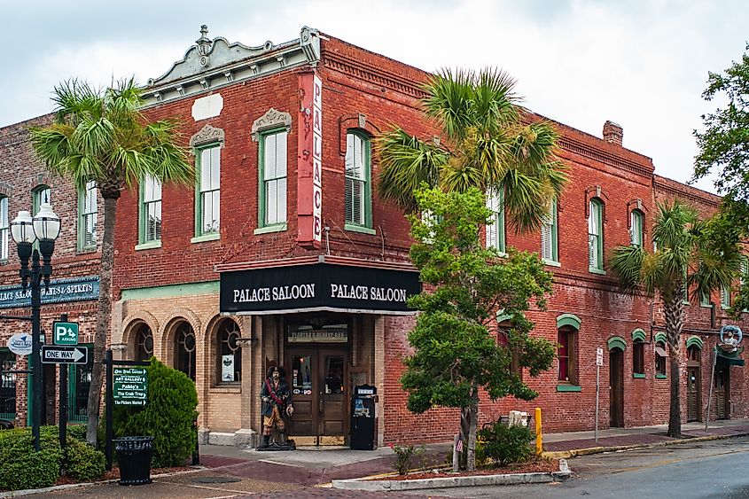 The Palace Saloon at the Prescott Building in Fernandina Beach, Florida