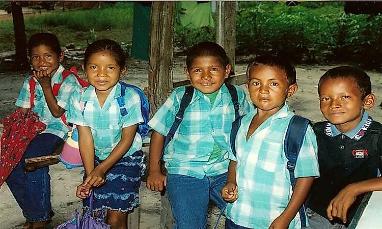 The Kali'na people speak Kali'na, an Amerindian language in French Guiana.