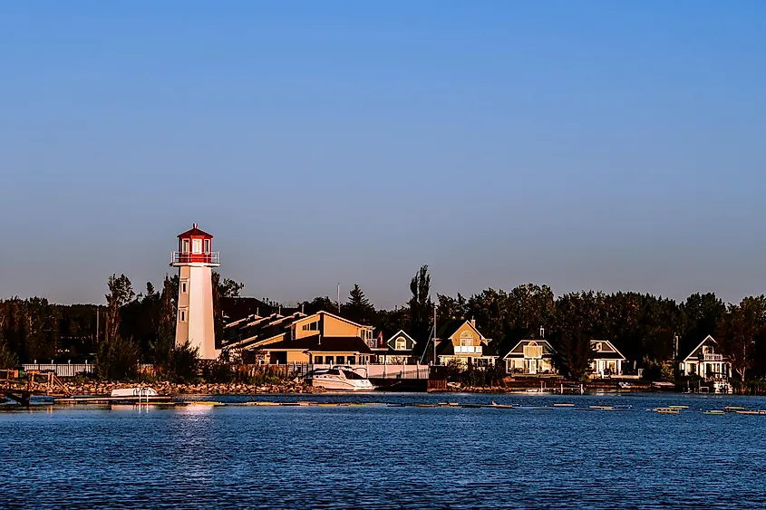 Waterfront Sylvan Lake, Alberta.